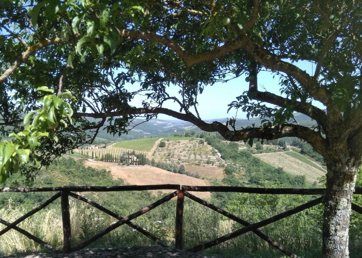 ראדה אין קיאנטי Camere E Appartamenti Baldini Romanita מראה חיצוני תמונה